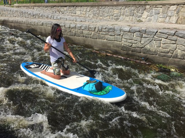 Krumlov na paddleboardu