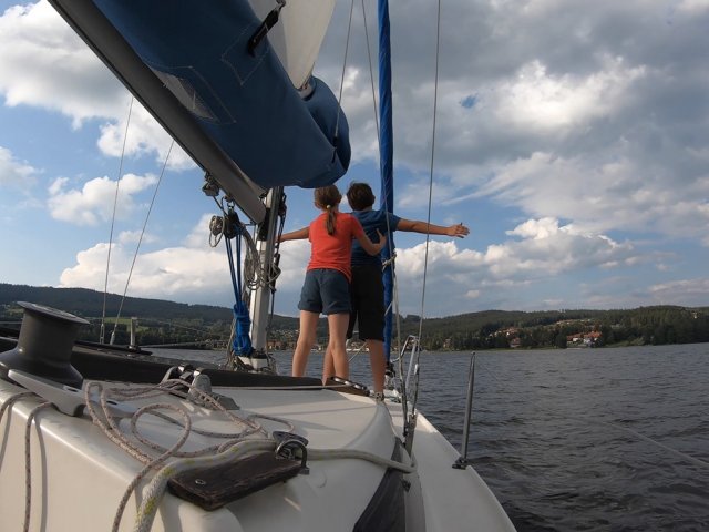 Úžasný yachting na Lipně