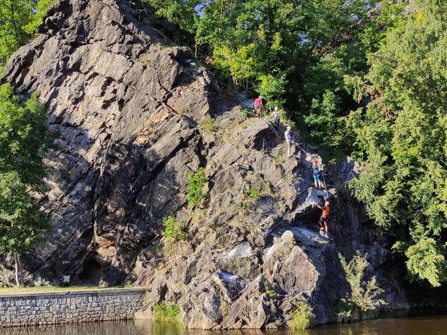 Ferrata Havranka první v Českém Krumlově!