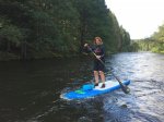 Jízda na paddleboardu