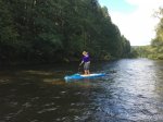 Jízda na paddleboardu