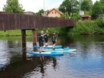 Teambuilding na paddleboardu