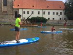 Jízda na paddleboardu