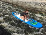 Jízda na paddleboardu