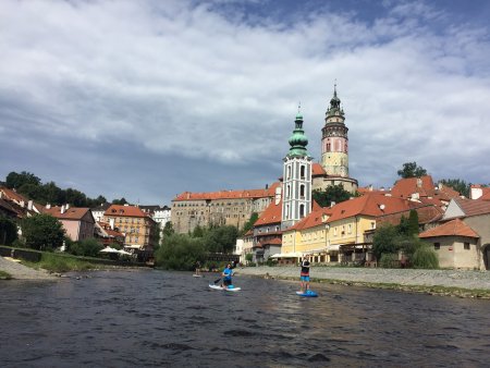 Teambuilding na paddleboardu