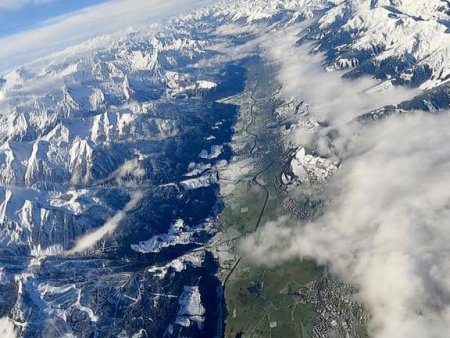 Tandemový seskok v Zell am See