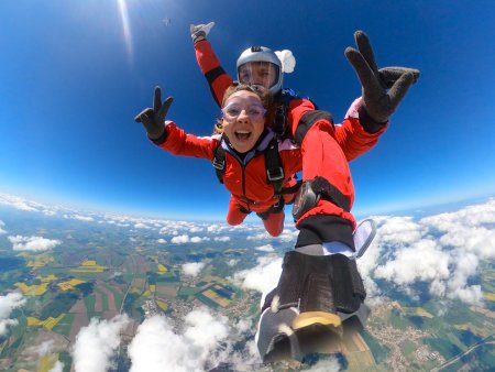 Tandemový seskok Liberec