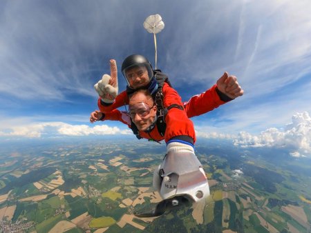 Tandemový seskok Klatovy